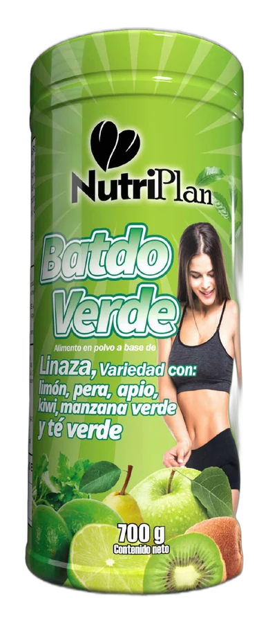 Envase de Batido Verde